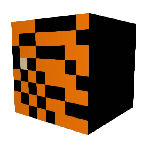 ericvaq Minecraft avatar head, 3D render