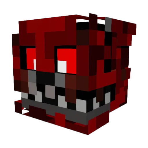 eriedaberrie Minecraft avatar head, 3D render
