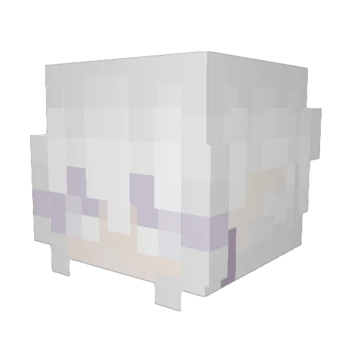 eriennexton Minecraft avatar head, 3D render