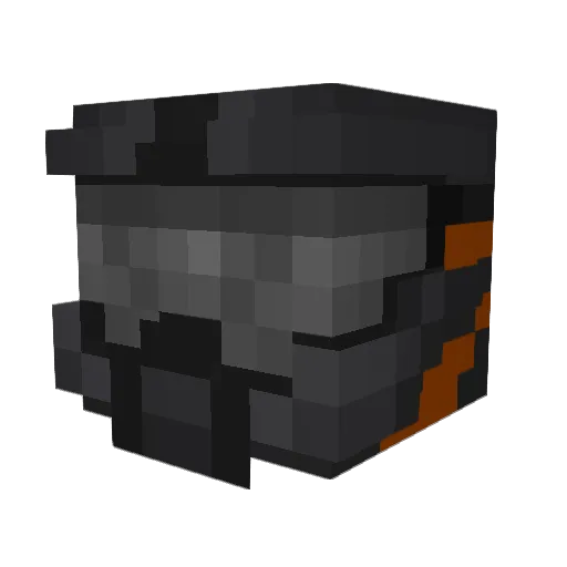 erifouD Minecraft avatar head, 3D render
