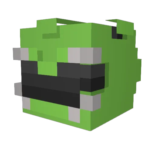 eriikeii Minecraft avatar head, 3D render