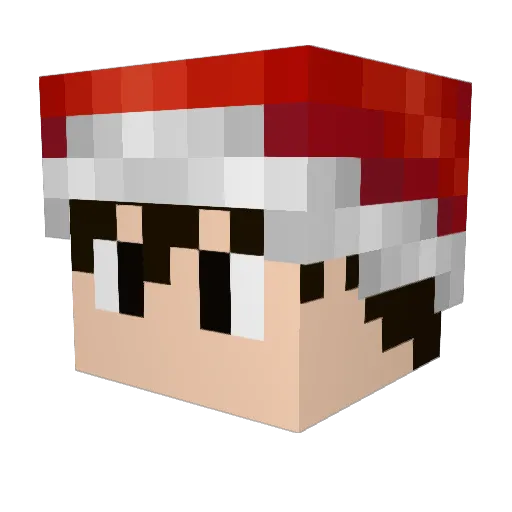 erik011 Minecraft avatar head, 3D render