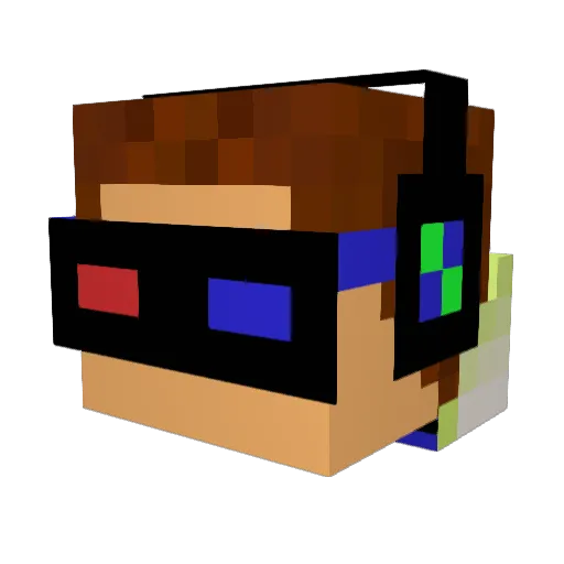erik2990 Minecraft avatar head, 3D render