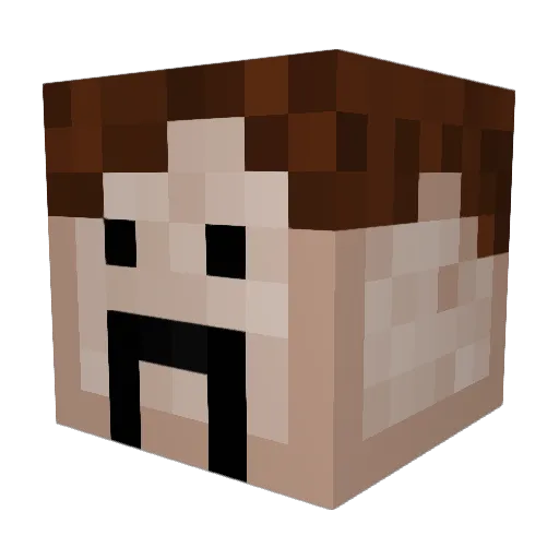 erik_v95 Minecraft avatar head, 3D render