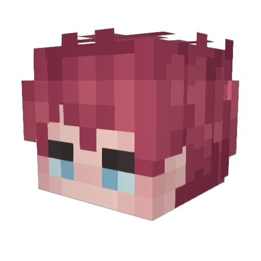 erik_zvr Minecraft avatar head, 3D render