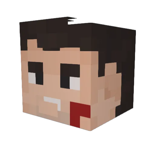 erikabab31 Minecraft avatar head, 3D render
