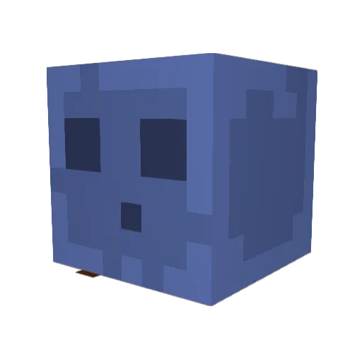 erikfag Minecraft avatar head, 3D render