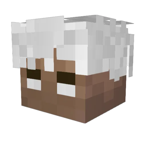 erikgoddd Minecraft avatar head, 3D render