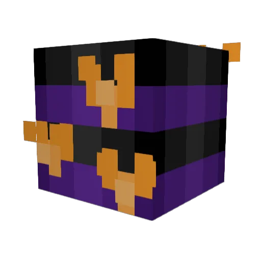 erikhiggy Minecraft avatar head, 3D render