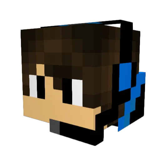 erikkk10 Minecraft avatar head, 3D render