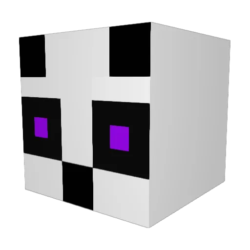 erikloaiza Minecraft avatar head, 3D render
