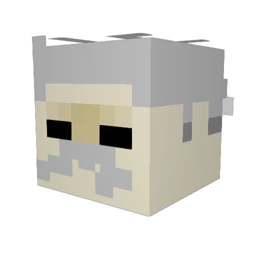 erikuka04 Minecraft avatar head, 3D render