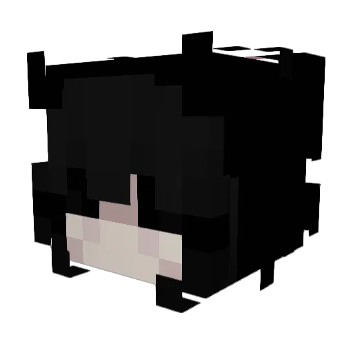 erikween Minecraft avatar head, 3D render
