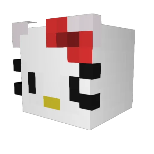 erime1 Minecraft avatar head, 3D render