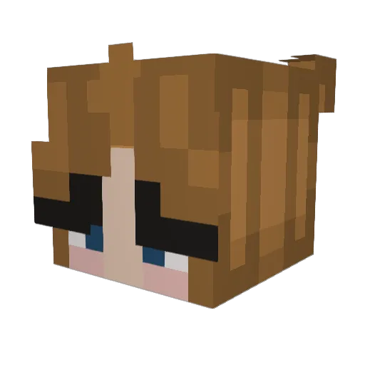 erin_mac26 Minecraft avatar head, 3D render