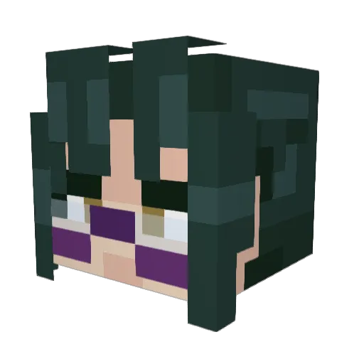 erinw14 Minecraft avatar head, 3D render