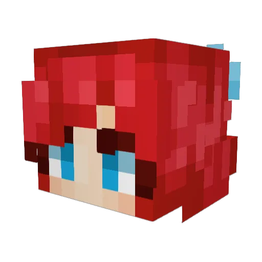 erinz13531 Minecraft avatar head, 3D render