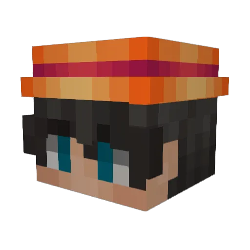 erk30 Minecraft avatar head, 3D render