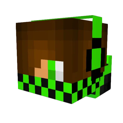 erka778 Minecraft avatar head, 3D render