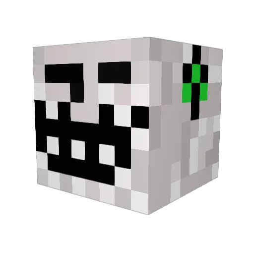erkcapann Minecraft avatar head, 3D render