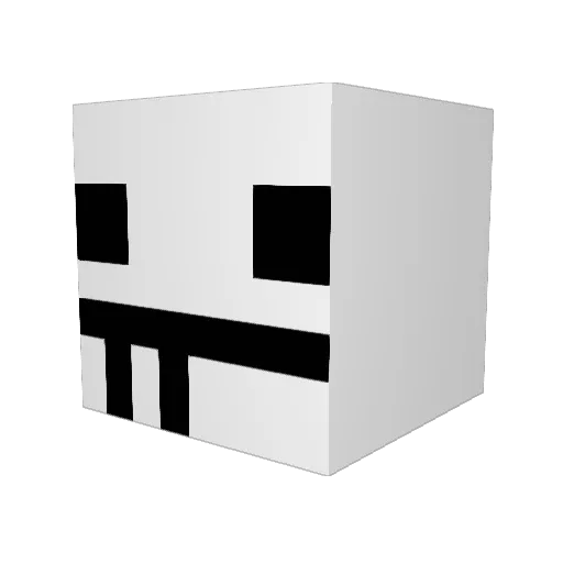 erky20 Minecraft avatar head, 3D render