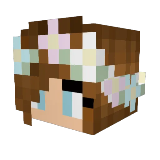 erl313 Minecraft avatar head, 3D render