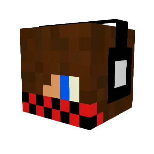 erlend2004 Minecraft avatar head, 3D render