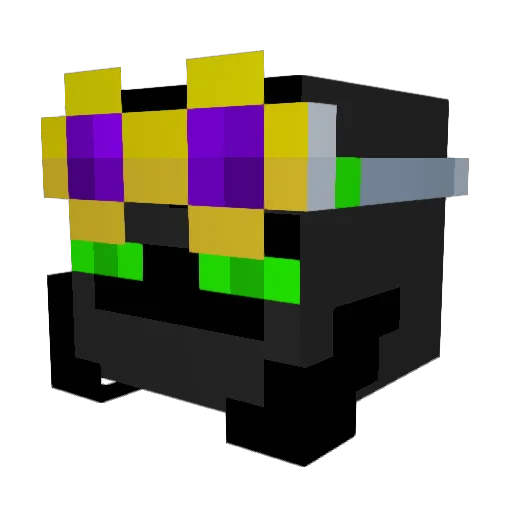 ermall Minecraft avatar head, 3D render