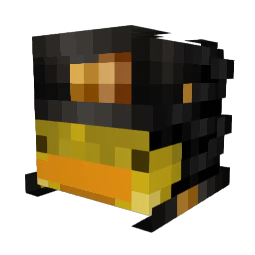 ermostro Minecraft avatar head, 3D render