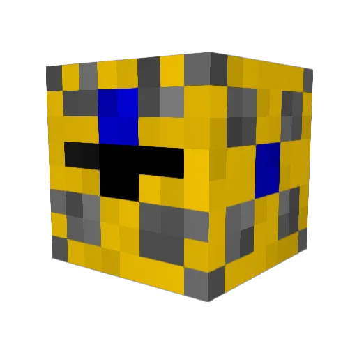 ername Minecraft avatar head, 3D render