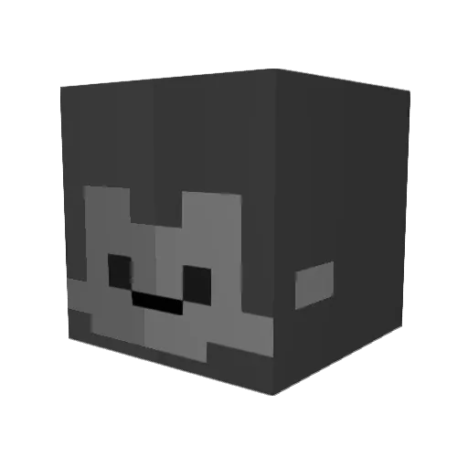 ernbearr Minecraft avatar head, 3D render