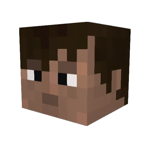 ernzberger Minecraft avatar head, 3D render