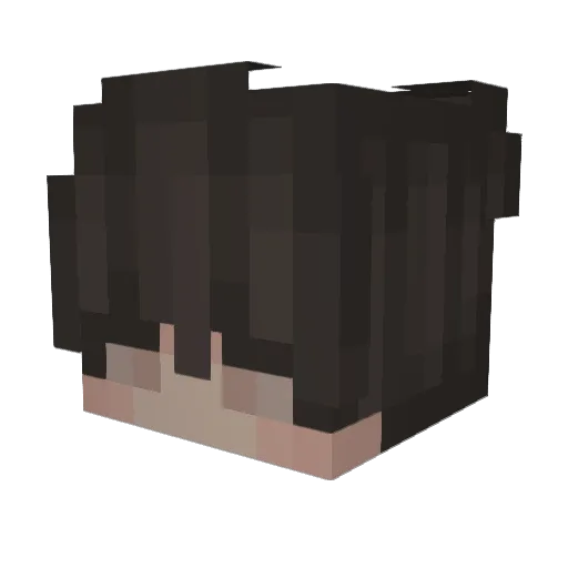 ero__5 Minecraft avatar head, 3D render