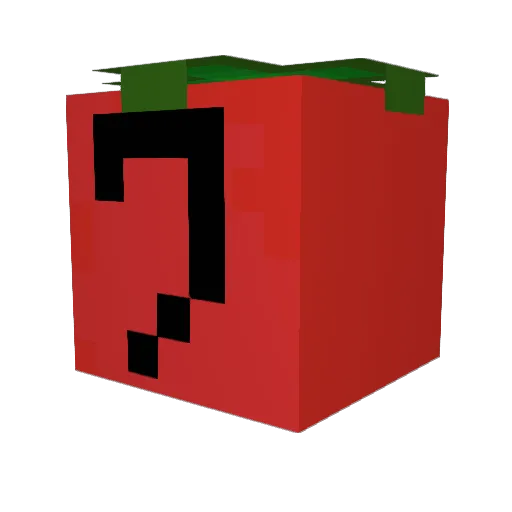 eroiore Minecraft avatar head, 3D render