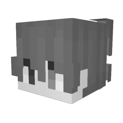 erong0s Minecraft avatar head, 3D render