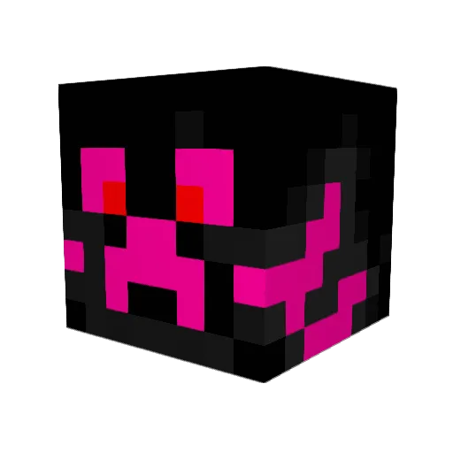eroode9 Minecraft avatar head, 3D render