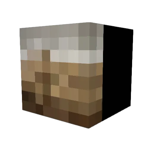 eroqy Minecraft avatar head, 3D render