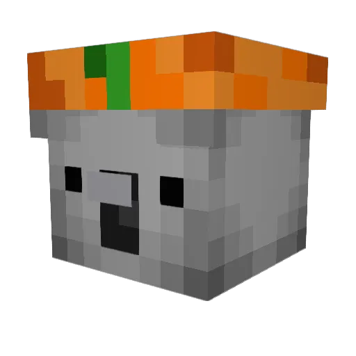 erose_sky Minecraft avatar head, 3D render