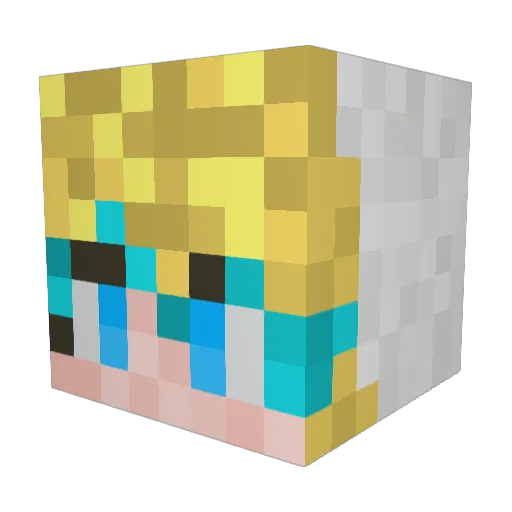 erozen100 Minecraft avatar head, 3D render