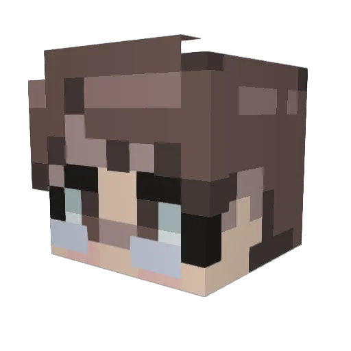 erpinowo Minecraft avatar head, 3D render