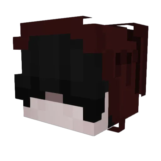 erqx Minecraft avatar head, 3D render