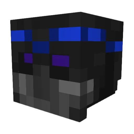 erraticbubble Minecraft avatar head, 3D render