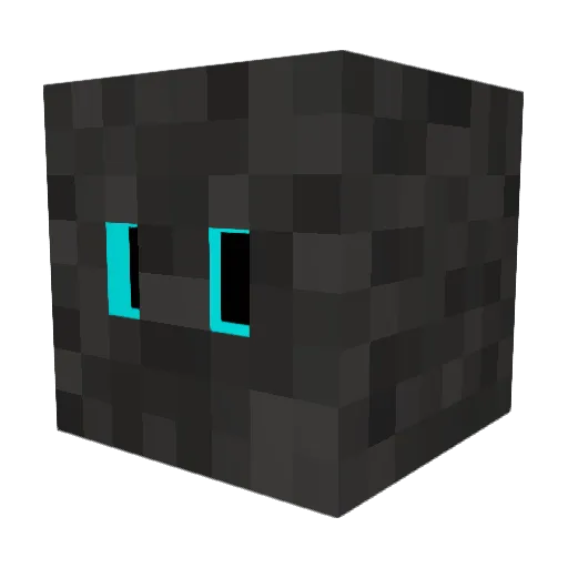 erreursysteme Minecraft avatar head, 3D render