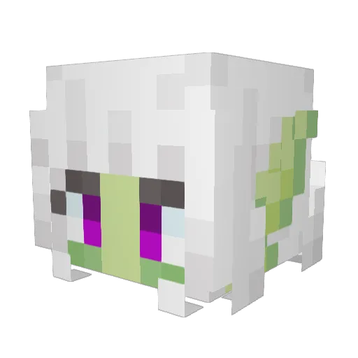 erroahn Minecraft avatar head, 3D render