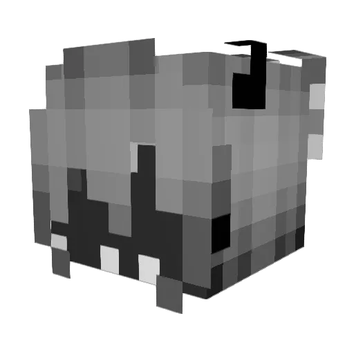 error342 Minecraft avatar head, 3D render