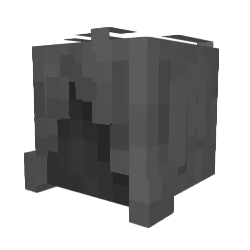 error_fbdn Minecraft avatar head, 3D render