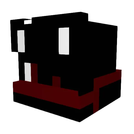 errv Minecraft avatar head, 3D render