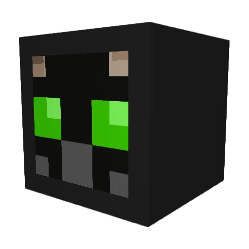 ertemo Minecraft avatar head, 3D render