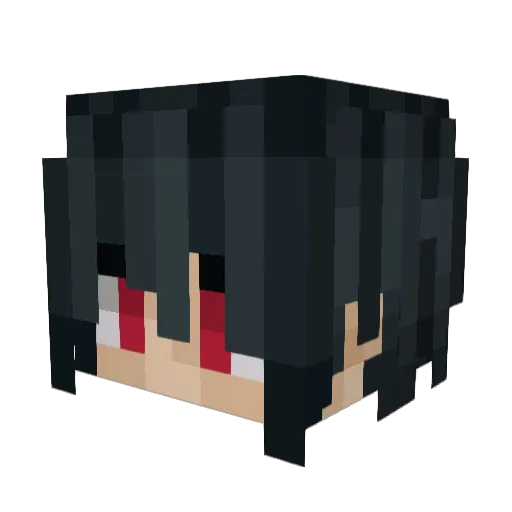 eruam Minecraft avatar head, 3D render