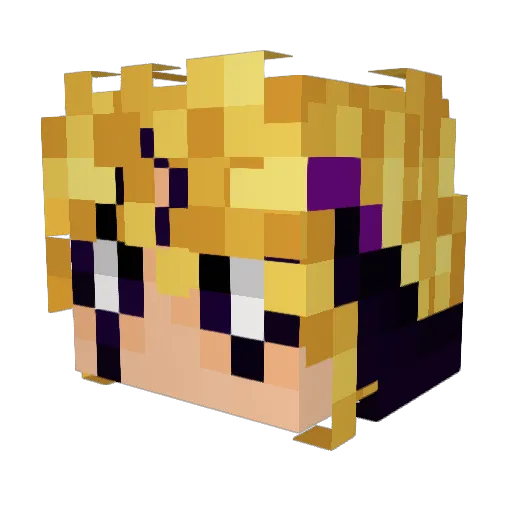 erudo000 Minecraft avatar head, 3D render